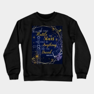 You could rattle the stars in navy and gold Crewneck Sweatshirt